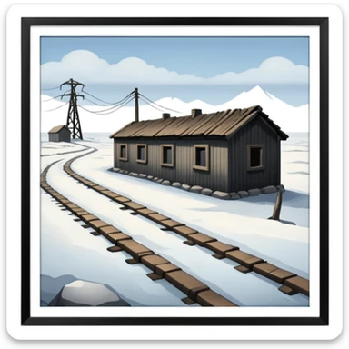 soviet gulag, no frame sticker