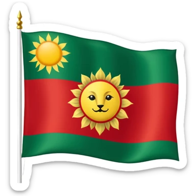 Alte persische Flagge sticker