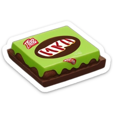 Macha KitKat sticker