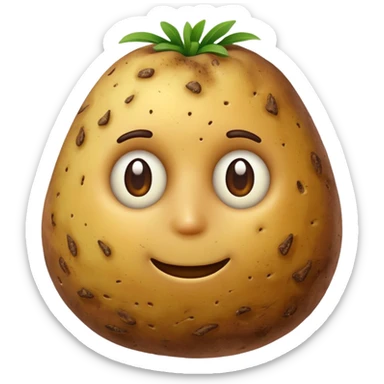 thank you potato sticker