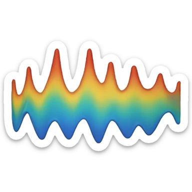 Sound wave  sticker