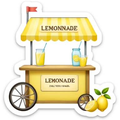 Lemonade stand sticker