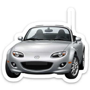 mazda mx-5 NC 2008 silver hardtop (not ND) sticker