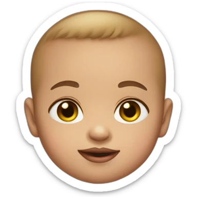 a baby babe sticker