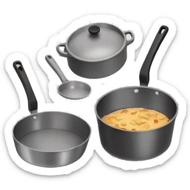 pots and pans  sticker