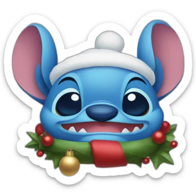 Stitch disney christmas  sticker