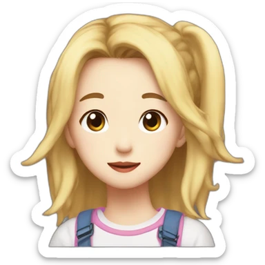 chaeyoung from the music band TWICE  sticker