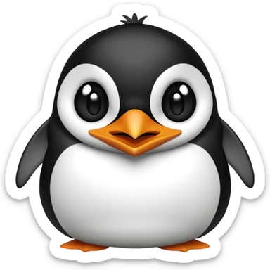 Penguin wicked sticker