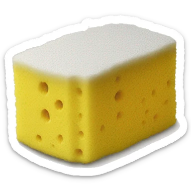 scrub sponge for cleaning sticker