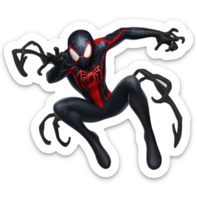 miles morales venom sticker