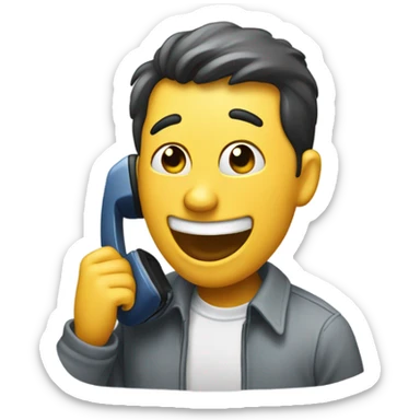 Butt dial laugh sticker