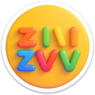 colorful 3D circular emoji with the word 'szívtipró' in the center in a modern font sticker