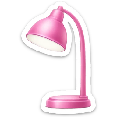 Pink lamp sticker