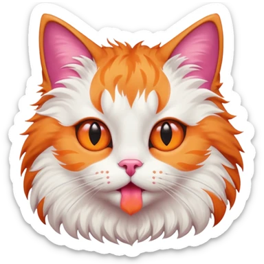 star eyed cat sticker