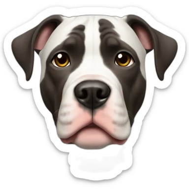 Mistura de Pitbull com dálmata  sticker
