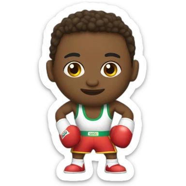 camerounais champion de boxe sticker
