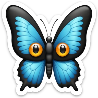 Un emogie de noeu papillon sticker