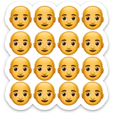 yuvarlak gözlüklü insan sticker