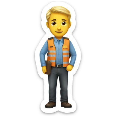 leaving work sticker