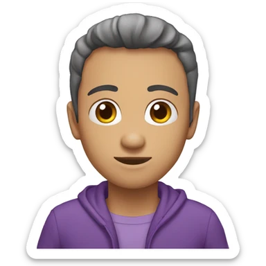 Lazo color lila sticker