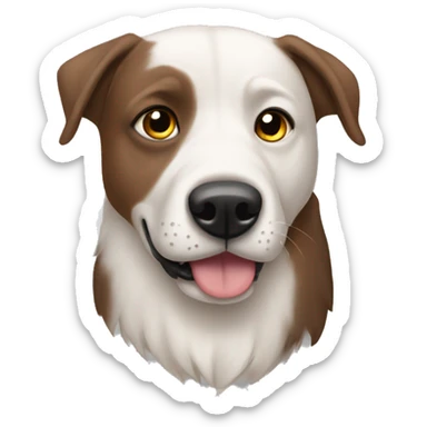 perro con ojitos llorosos sticker