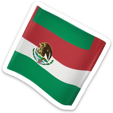 Mexico flag  sticker