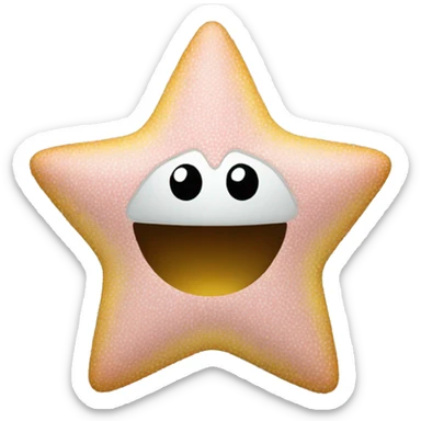 Half of a star sticker