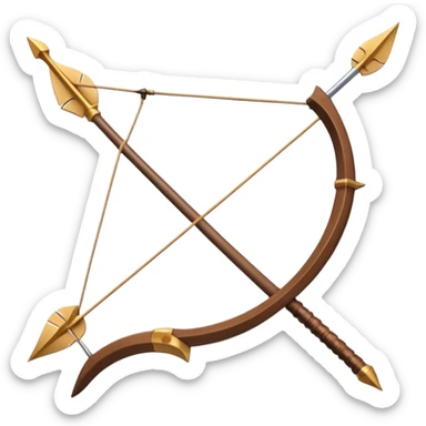 bow & arrow sticker