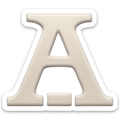 Letter h libra sign sticker