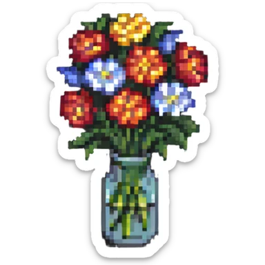 bouquet sticker