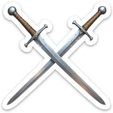 medieval sword sticker