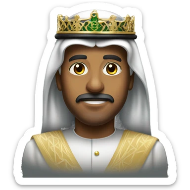 the king of saudi arabia  sticker