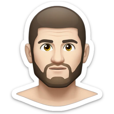 Ufc fighter khabib nurmagomedov  sticker