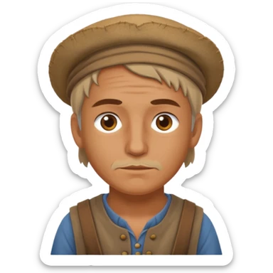 peasant sticker