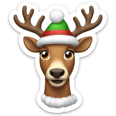 Christmas Raindeer  sticker