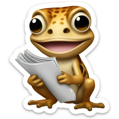 a coqui with a newspape sticker