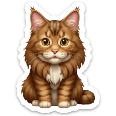 Mainecoon cat sticker