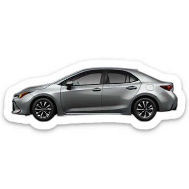 toyota corolla sedan 2019 grey sticker