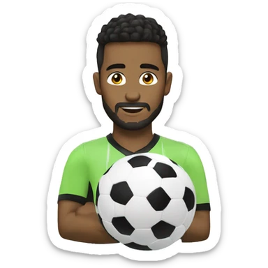 Toma mi foto de perfil y crea emojis sobre soccer sticker