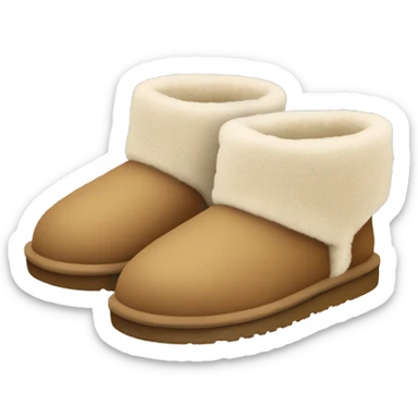 Ugg slippers sticker
