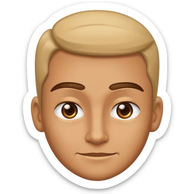 One eyebrow raised with side and a smirk  sticker