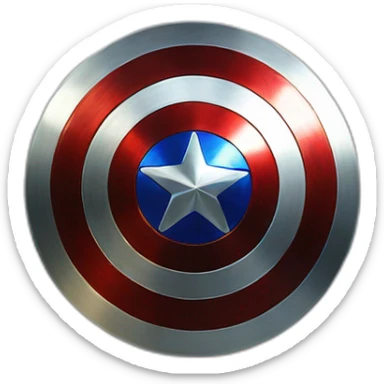 Captain America’s shield sticker