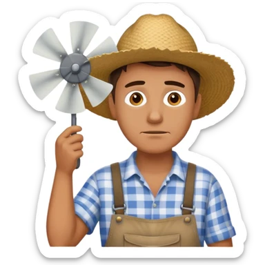  Ek Kisan garmi se bahut pareshan tha...
Pankha bhi kaam nahi kar raha tha...
"Kaash main hawa mein udta!" – Kisan ne kaha sticker