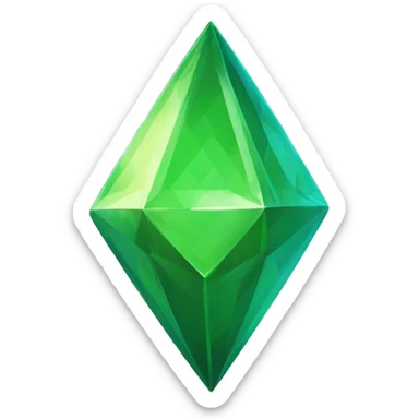 a sims 4 plumbob sticker