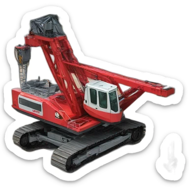 Mammoet crawler crane sticker