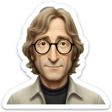 John Lennon sticker