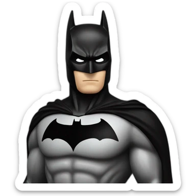 Batman sauf hello sticker