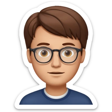 spects with guy sticker