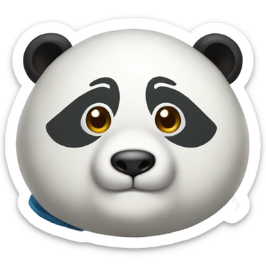 Hmong panda sticker