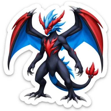 Darkrai-Zekrom-Yveltal-fusion-Fakémon-Pokémon-creature  sticker